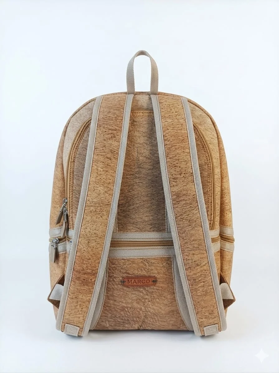Tas Ransel Kulit Kayu Cream - Foto 2